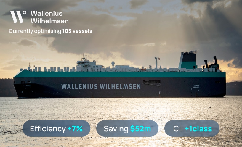 Wallenius-Wilhelmsen använder DeepSea AI voyage routing optimering för sina lastfartyg