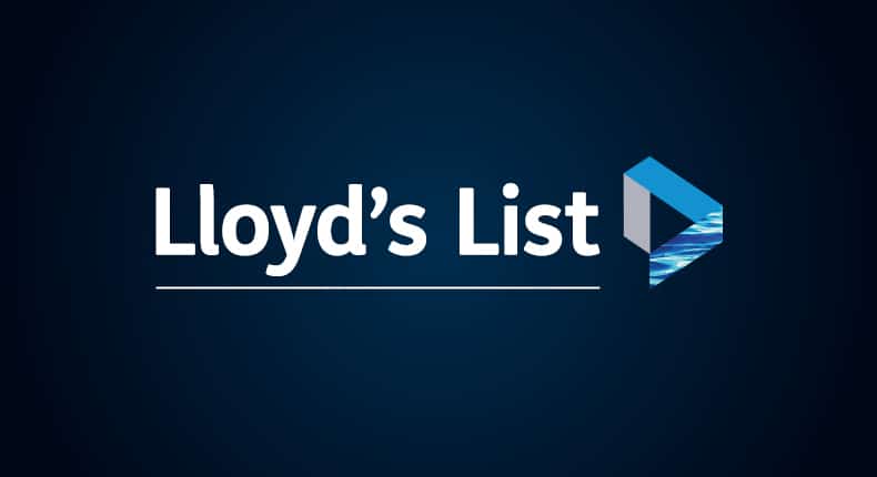 Lloyds List - topp 100 personer inom frakt