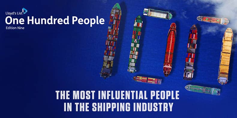 Lloyd’s List’s One Hundred People, ranking influence and power within shipping