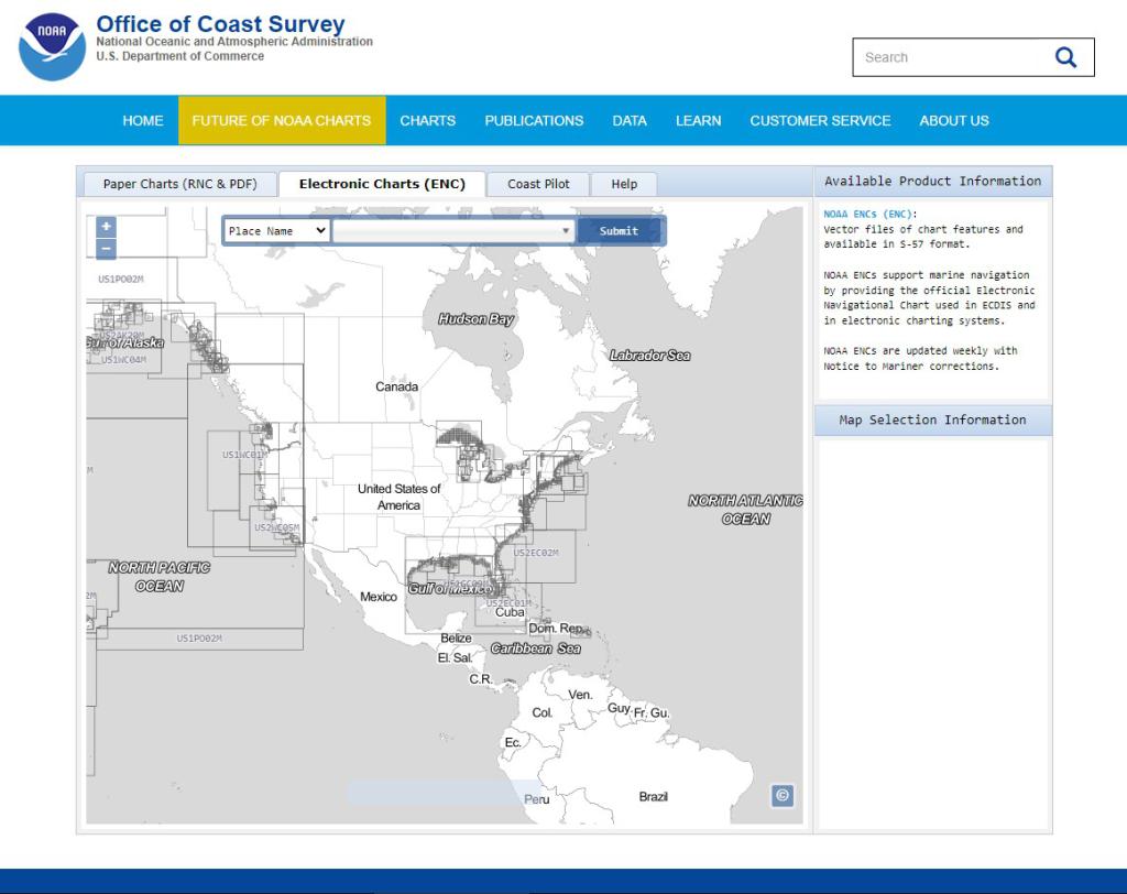 NOAA - Office of Coast Survey - L'avenir des cartes marines