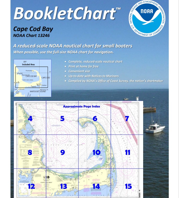 NOAA - Cartes nautiques papier Livret de navigation