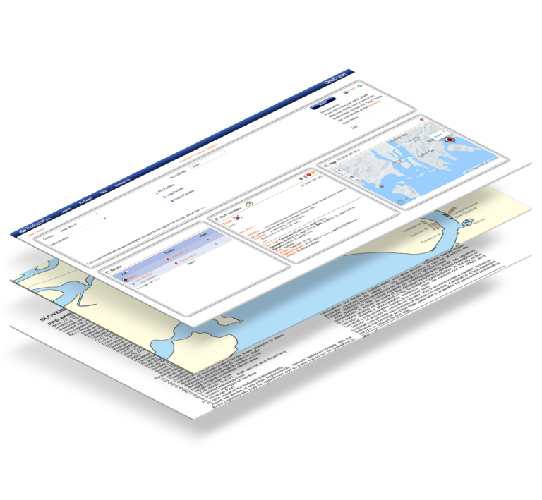 Produits de navigation maritime isométrique OneOcean GTPE