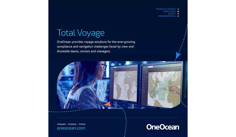 OneOcean Total Voyage nautical navigation products