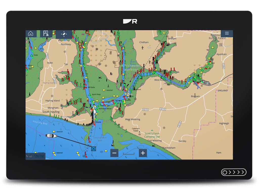 Raymarine nautical electronics - marine charts and chartplotters