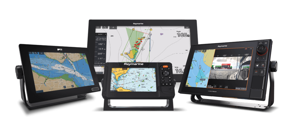 Raymarine nautical chartplotters