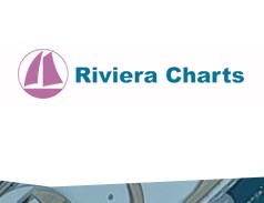 Riviera-kaarten, nautisch briefpapier en vlaggen