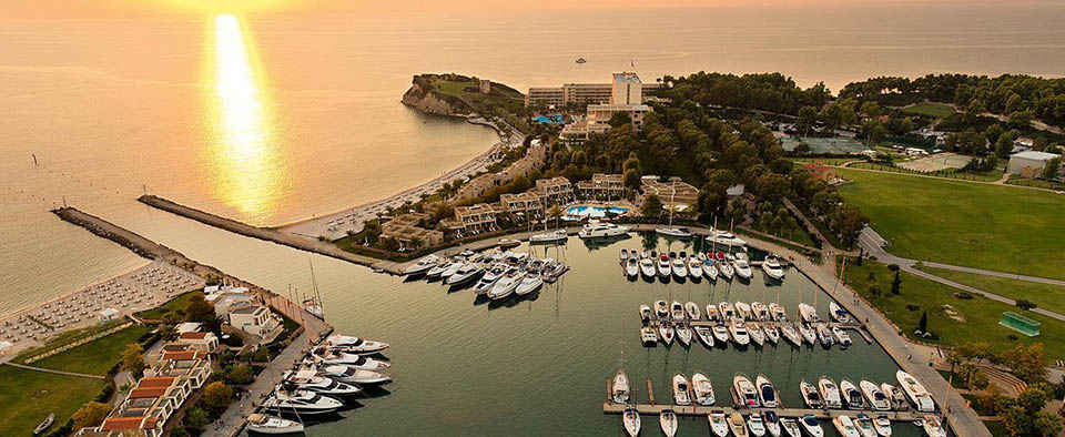 Sani Marina, Halkidiki Yunanistan'daki Sani Luxurious Resort'ta