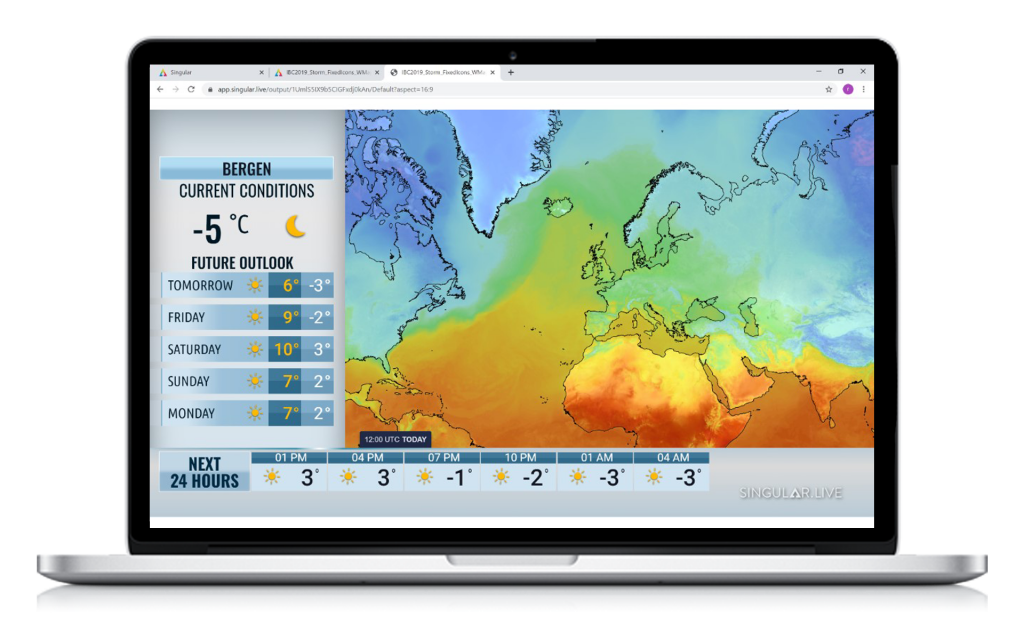 mappe meteo per la navigazione marittima di StormGeo