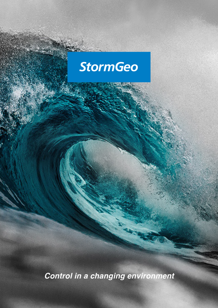 StormGeo Weather Studio - nautical navigation services