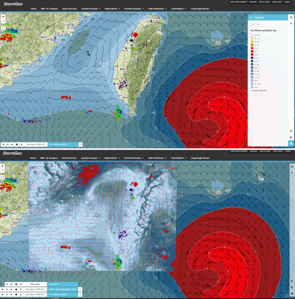 StormGeo global weather service for mariners