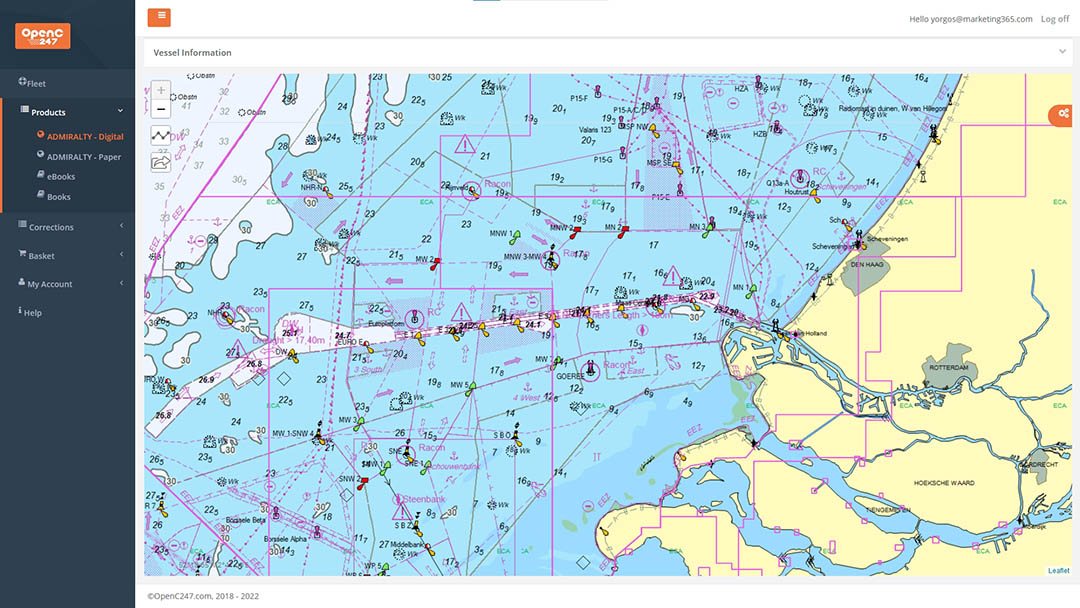 subscriptionfree Nautical Charts & Marine Publications