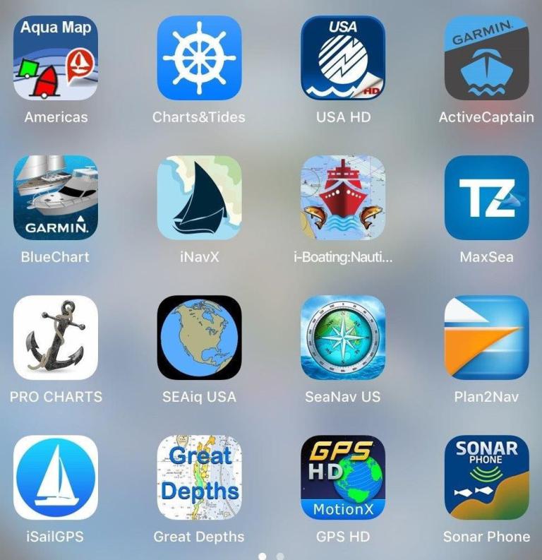 Marine Navigation Apps - marine-charts.com