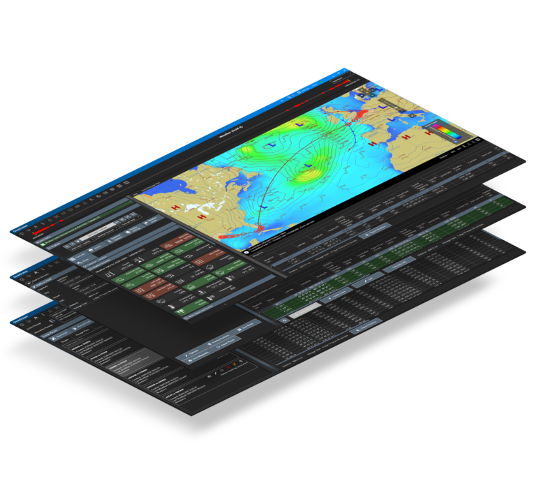 Météo isométrique OneOcean - services de navigation nautique