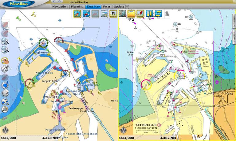 VECTOR Graphics vs RASTER Graphics - Cartes de navigation marine