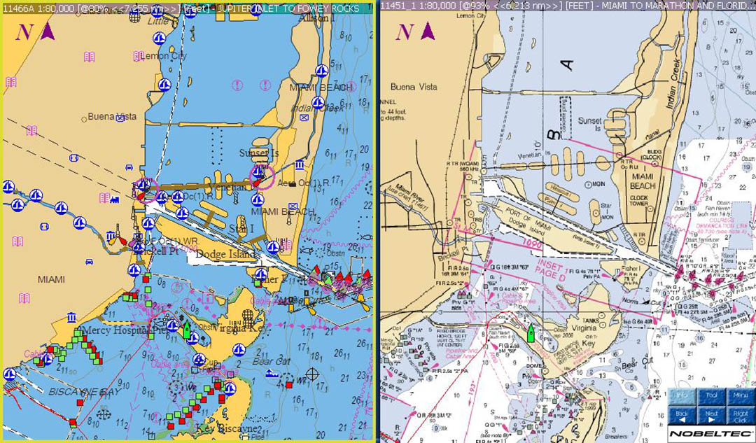 VECTOR Graphics vs RASTER Graphics - Marine Navigational Charts